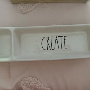 Rae Dunn Artisan Collection Cream Ceramic Tray